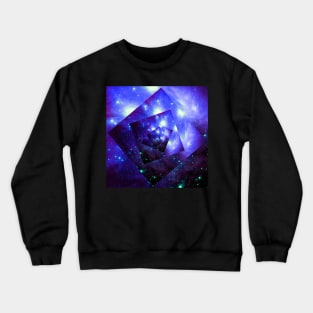 Purple Nebula Crewneck Sweatshirt